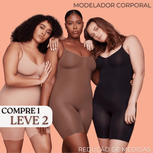 Body Modelador Corporal Belle Comfort - [COMPRE 1 LEVE 2]